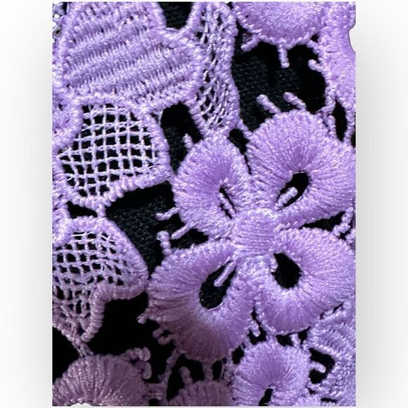 NWOT City Triangles Womens Lavender Two-Tiered Mini Dress Size XS Juniors - Picture 4 of 6